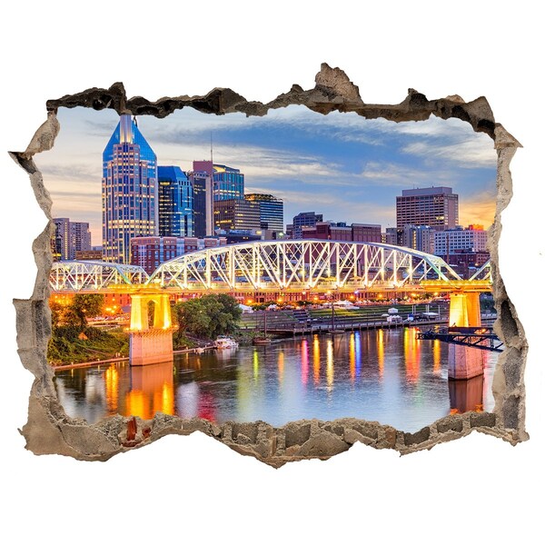 Fototapeta díra na zeď 3D Bridge tennessee usa