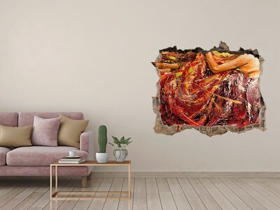 Díra 3D fototapeta nálepka Ponorený svet farieb