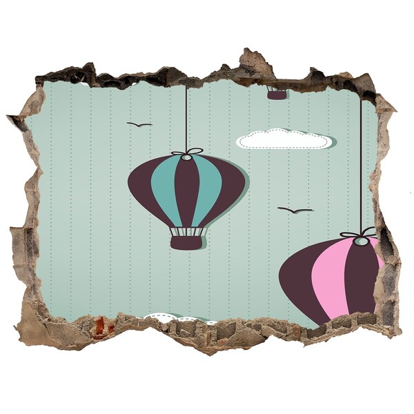 Samolepící nálepka Balóny na oblohe