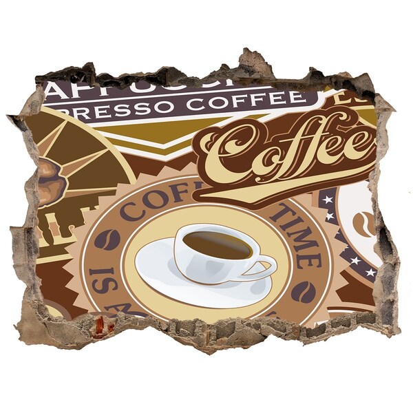 Fototapeta díra na zeď Kávové potešenie