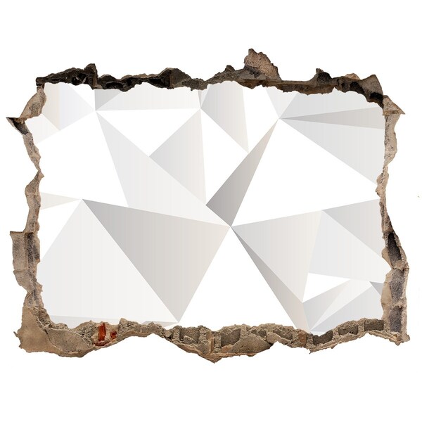 Samolepící díra na stěnu Krištáľová diera v stene