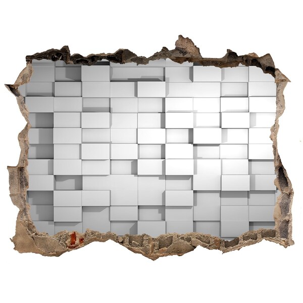 Díra 3D fototapeta nástěnná Moderný priestor za stenou