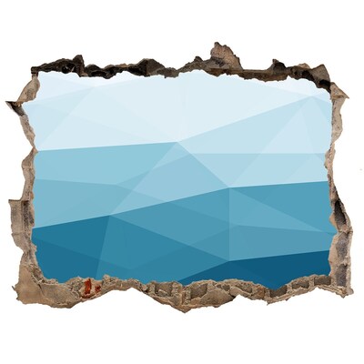 Díra 3D fototapeta nástěnná Podvodný svet v diere