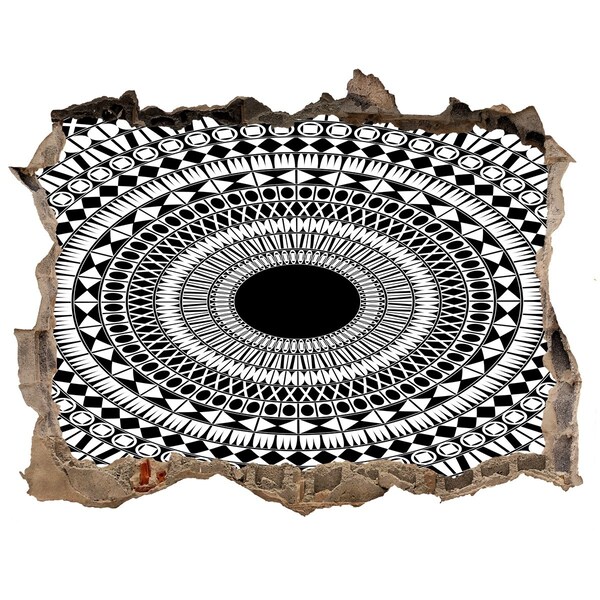 Díra 3D fototapeta nálepka Abstraktný vzor na stene