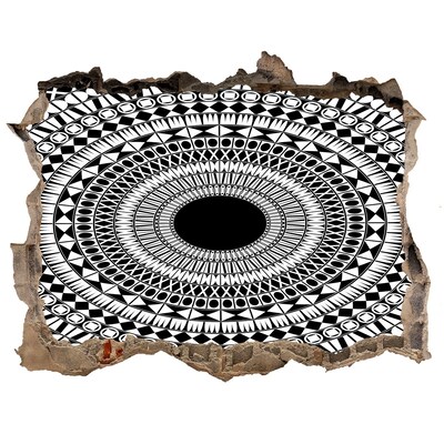 Díra 3D fototapeta nálepka Abstraktný vzor na stene