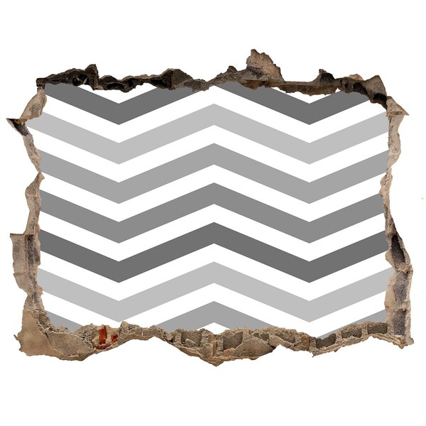 Díra 3D fototapeta nálepka Zlomená šípová stena