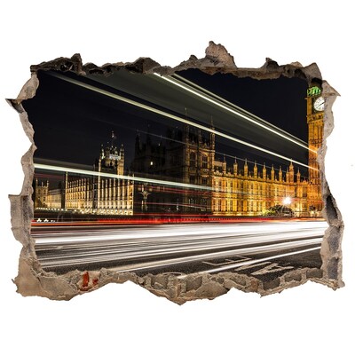 Fototapeta díra na zeď 3D Big ben, london