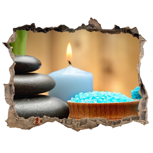 Samolepící díra na stěnu nálepka Relaxačný kúpeľný kútik