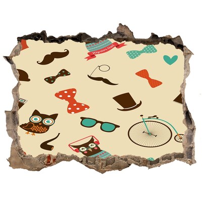 Samolepící nálepka na zeď Štýlové vzory a doplnky