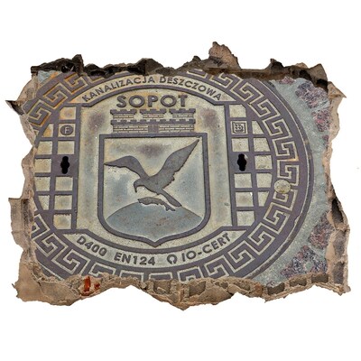 Fototapeta díra na zeď Sopot – Zakrytie mestskej kanalizácie