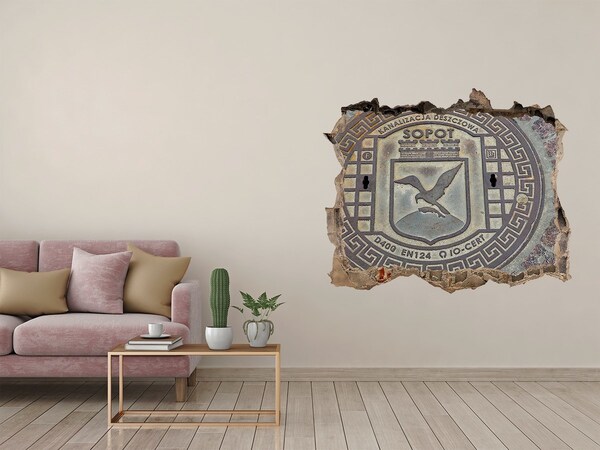 Fototapeta díra na zeď Sopot – Zakrytie mestskej kanalizácie