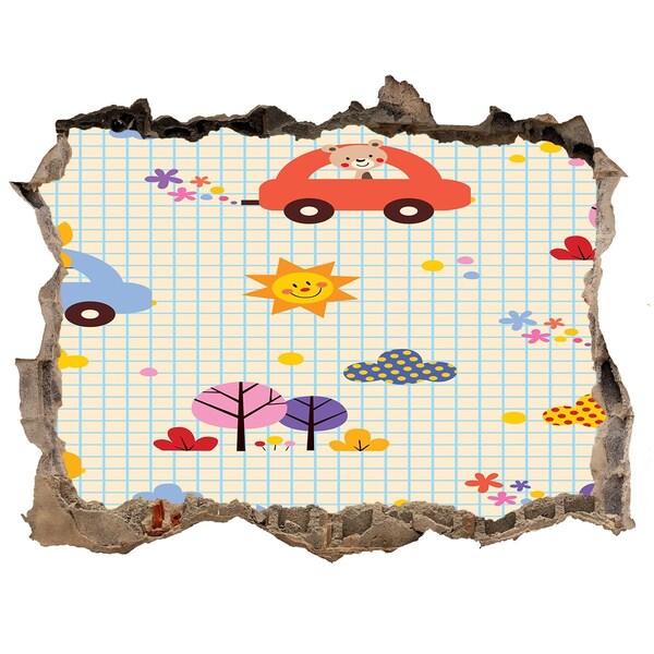 Samolepící nálepka na zeď Detský svet plný radosti