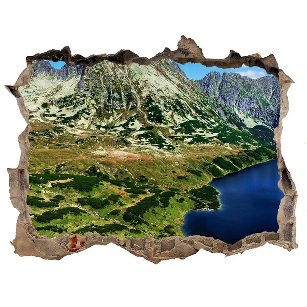 Nálepka fototapeta 3D výhled Údolie v horách