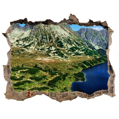 Nálepka fototapeta 3D výhled Údolie v horách