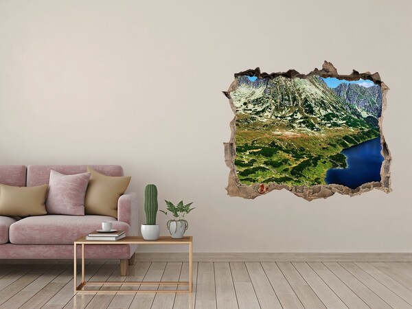 Nálepka fototapeta 3D výhled Údolie v horách