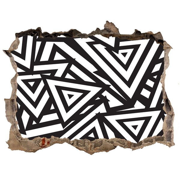 Fotoobraz díra na stěnu nálepka Abstraktné geometrické vzory