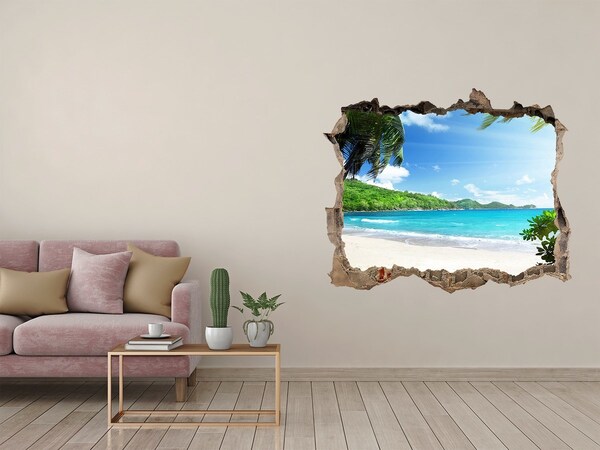 Nálepka fototapeta 3D na zeď Seychelles beach