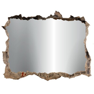 Fototapeta díra na zeď Rozbitá zrkadlová stena