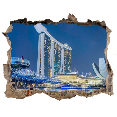 Nálepka fototapeta 3D na zeď Moderná architektúra v Singapure