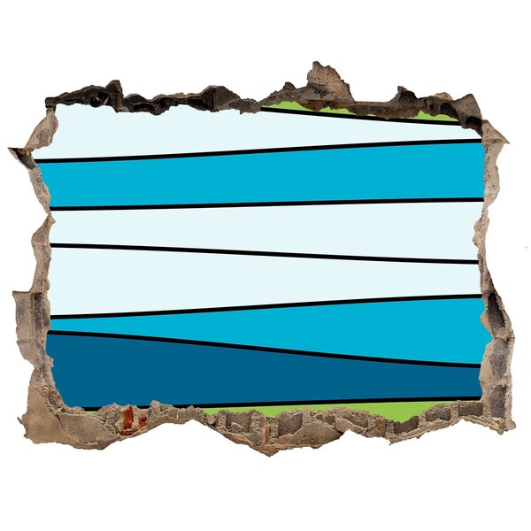 Díra 3D fototapeta nálepka Abstraktný interiér steny