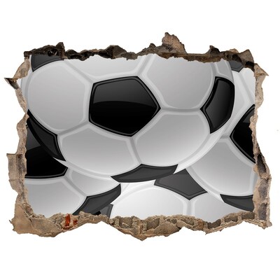 Fototapeta díra na zeď 3D Futbal