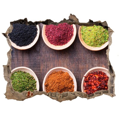 Nálepka díra na zeď Raj korenia