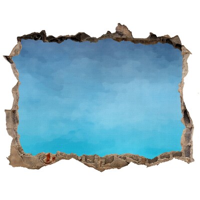 Díra 3D fototapeta na stěnu nálepka Obloha nad oceánom