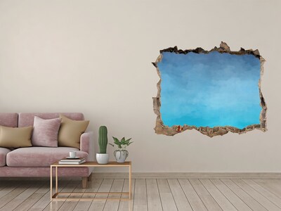 Díra 3D fototapeta na stěnu nálepka Obloha nad oceánom