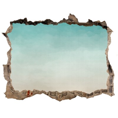 Díra 3D fototapeta nálepka Obloha nad morom