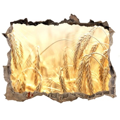 Samolepící díra na stěnu nálepka Zlaté pšeničné polia