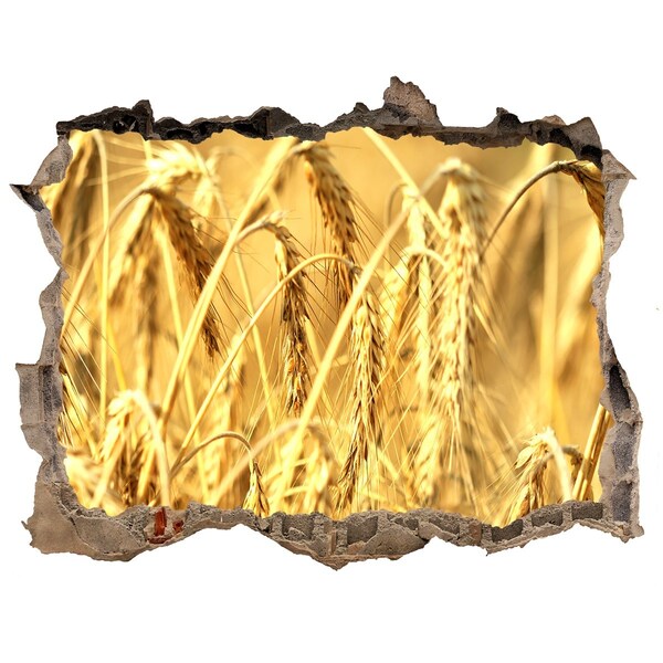 Samolepící díra na stěnu nálepka Zlaté zrnká na slnku