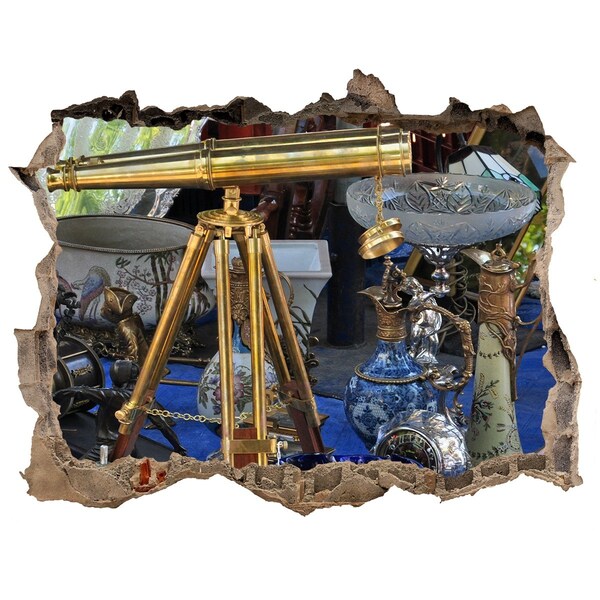 Fototapeta díra na zeď Starožitnosti v tajomnom obchode