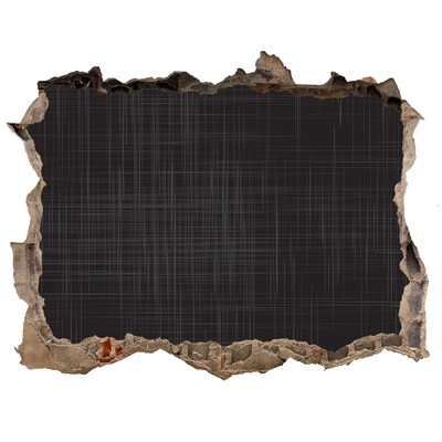 Díra 3D fototapeta na stěnu Zrúcaná stena s výhľadom na tmu