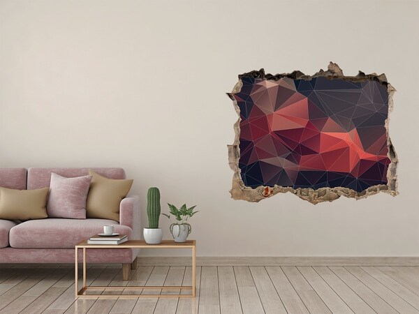 Díra 3D fototapeta na stěnu Abstraktná diera v stene