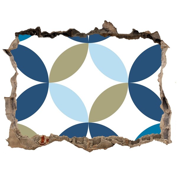 Fotoobraz díra na stěnu Moderný vzor na pozadí steny