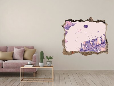 Fotoobraz díra na stěnu nálepka Tropický raj za múrom