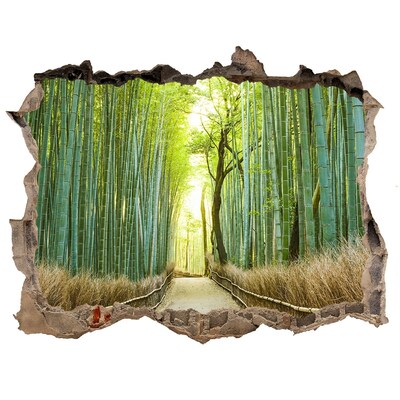 Nálepka fototapeta 3D výhled Bambusové lesy