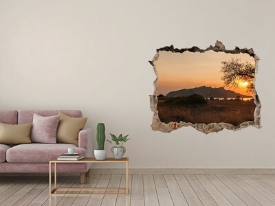 Nálepka fototapeta 3D výhled Západ slnka