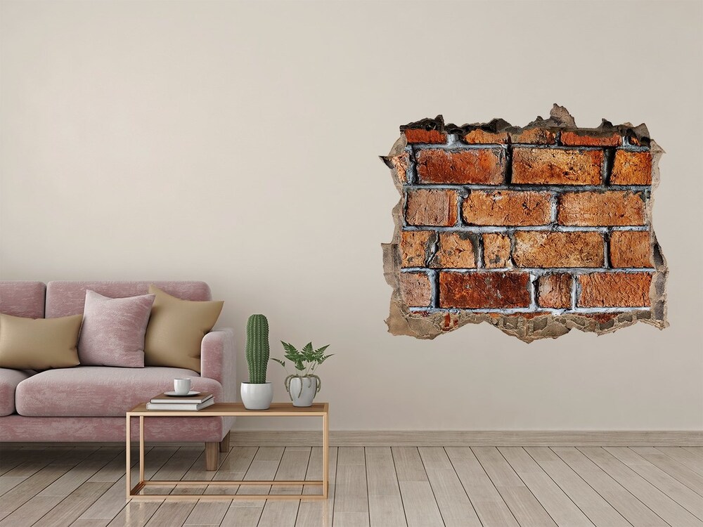 Fotoobraz díra na stěnu Tehlová stena