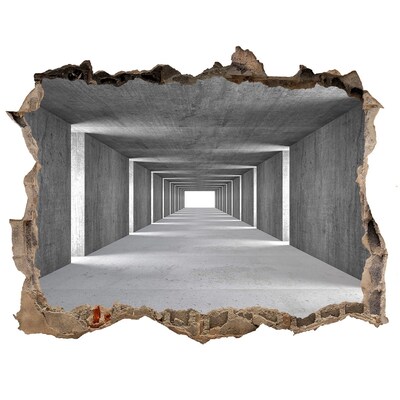 Díra 3D fototapeta nálepka Betón tunel