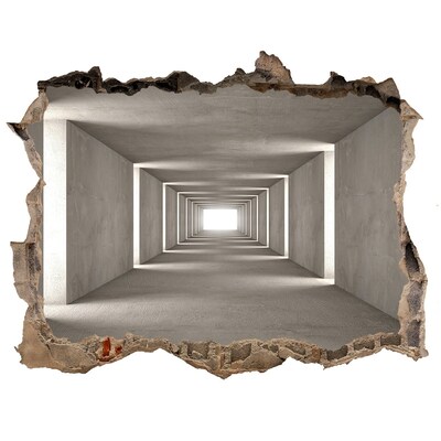 Díra 3D fototapeta nálepka Betón tunel