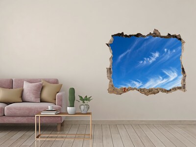 Nálepka fototapeta 3D výhled Modrá obloha