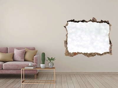 Díra 3D fototapeta nálepka Rozbitá stena s bokeh efektom