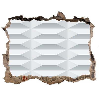 Díra 3D fototapeta nálepka Moderná 3D stena