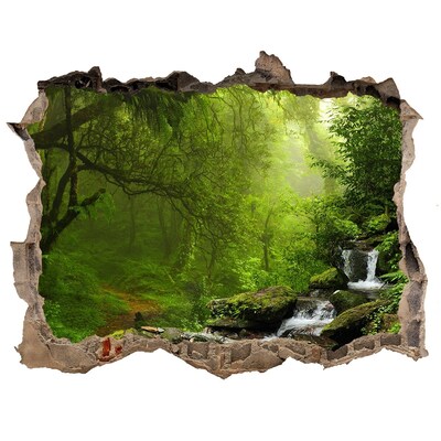 Nálepka fototapeta 3D výhled Jungle v nepále