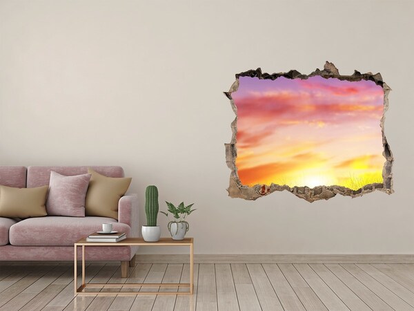 Nálepka fototapeta 3D výhled Západ slnka
