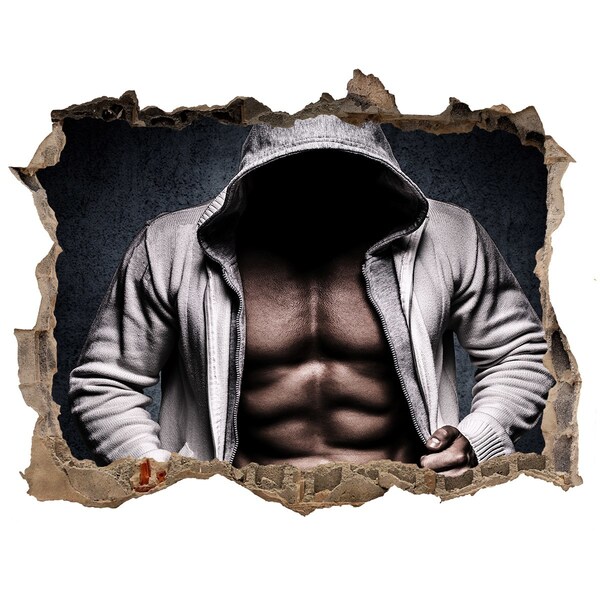 Samolepící díra na stěnu Intenzívny tréning v mestskom štýle