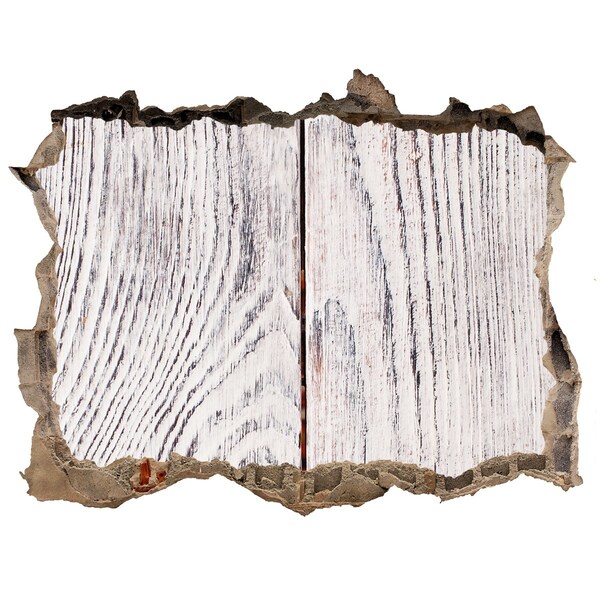 Fotoobraz díra na stěnu Drevená doska v poškodenej stene