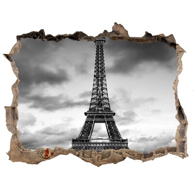 Fototapeta díra na zeď 3D Eiffelova veža v paríži