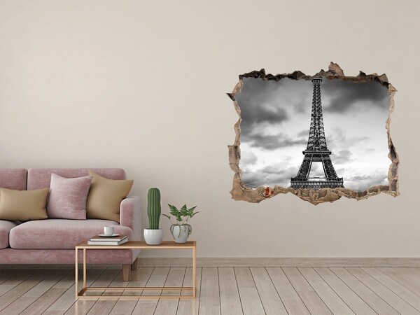 Fototapeta díra na zeď 3D Eiffelova veža v paríži